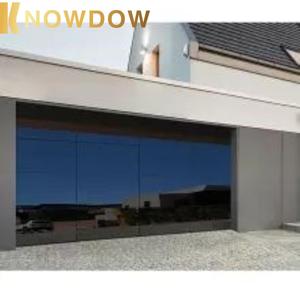 <span class=keywords><strong>Porte</strong></span> <span class=keywords><strong>de</strong></span> <span class=keywords><strong>garage</strong></span> moderne KNOWDOW en bois massif <span class=keywords><strong>avec</strong></span> quincaillerie noire, surface finie, ouverture latérale électrique, taille standard 9x7 pour villa - Product Image 5
