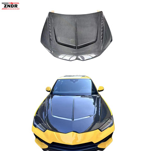 Nouveau pour URUS : Capot et cache-moteur en fibre de carbone sèche – Installation par vis, couleur noire, accessoires de kit carrosserie - Product Image 1