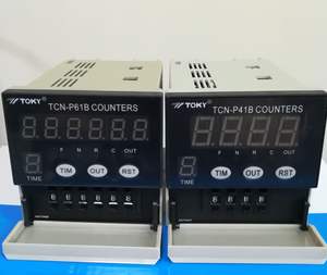 全新 TOKY TCN-P61B TCN-P41B 对话式电子自动传感器计数器，带交流/直流 100-240V 和 0-15 秒延迟功能 - Product Image 4