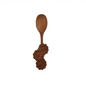 Juego de Cucharas de Madera Desechables Portátiles Hechas a Mano, Utensilios de Cocina Ecológicos de Madera Natural para Uso en el Hogar, Restaurantes y Hoteles - Product Image 1