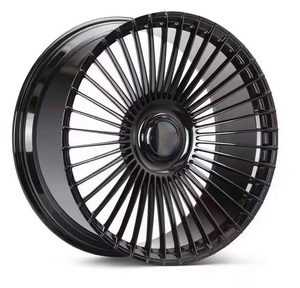 2023ขายร้อน18 19 20 21 22 24นิ้ว<span class=keywords><strong>5</strong></span>หลุมสีดำ Muti-Spoke ล้อแม็กปลอมแปลงที่กำหนดเองสำหรับเมอร์เซเดส-เบนซ์มายบัคแลนด์โรเวอร์ - Product Image 1