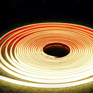 8mm PCB Ultra Thin COB LED Light <b>Strip</b> Low Voltage 12V/24V High Brightness Cuttable Decorative Indoor LED Ribbon Lamp - Product Image 1
