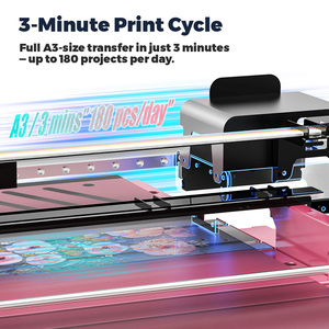 Spedizione Rapida Kit <span class=keywords><strong>Stampante</strong></span> DTF Mini D-8 A3 con Testina di Stampa XP600, Forno e Soluzione Film PET, Configurazione Veloce - Product Image 6