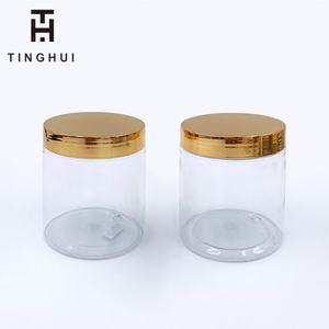 Venta al por Mayor de Fábrica: Envases Cosméticos de Lujo Vacíos OEM de 4oz y 8oz, Tarro de Crema de Plástico PET con Tapa Dorada - Product Image 6