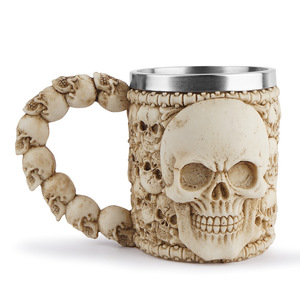 Gothique Halloween Tasse en Céramique Creepy pour Crâne et Démon Sneak Smiling Water Mug Chevalier et Octopus Tentacule Tasses à Café et à Bière - Product Image 5