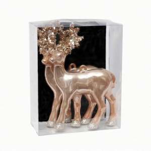 Adornos Navideños de Ángel de Plástico Acrílico Transparente de Alta Calidad, Decoraciones para Árboles de Navidad, Ángel Decorativo Color Champán - Product Image 5