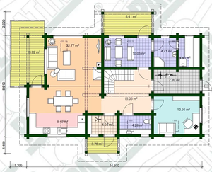 Maison en bois à deux étages avec balcon et véranda extensible - Villa/appartement préfabriqué moderne et durable <span class=keywords><strong>pour</strong></span> une vie dans un contexte panoramique - Product Image 2