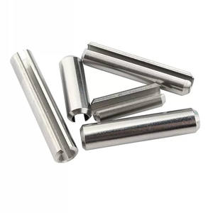DIN1481 GB879 Acier inoxydable 304 <span class=keywords><strong>Goupille</strong></span> fendue élastique <span class=keywords><strong>Goupille</strong></span> à ressort cylindrique fendue creuse chanfreinée - Product Image 1