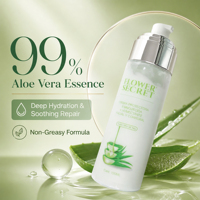 Rahasia Bunga untuk Aloe Vera Lotion Esens Serbaguna yang Menenangkan dan Menstabilkan, Perbaikan Intensif untuk Kulit, Menenangkan Setelah Terpapar Matahari
