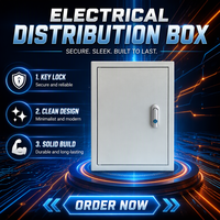 Boîtier de distribution électrique SH, armoire électronique en fer, coffret de contrôle métallique, panneau extérieur étanche