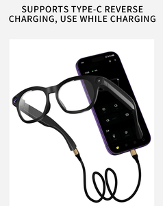 Lunettes Intelligentes IA CY03 2026 avec Caméra 8MP, 4 Go de RAM, Vidéo 60 min, Diffusion en Direct TikTok, Commande Vocale IA, Traduction Multilingue, Type C - Product Image 2