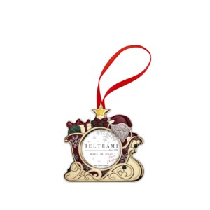 Cadre photo suspendu Beltrami 2x2 plaqué argent, ornement de Noël, design maison - Product Image 3