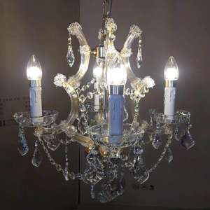 Personalizado de alta calidad gran villa hotel Aplicación de oro de cristal de la lámpara de María Teresa lámparas K9 lámpara de cristal - Product Image 2