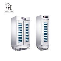 Chefmax Fermenteur à air chaud électrique commercial pour pizza et pain avec pulvérisateur et humidificateur