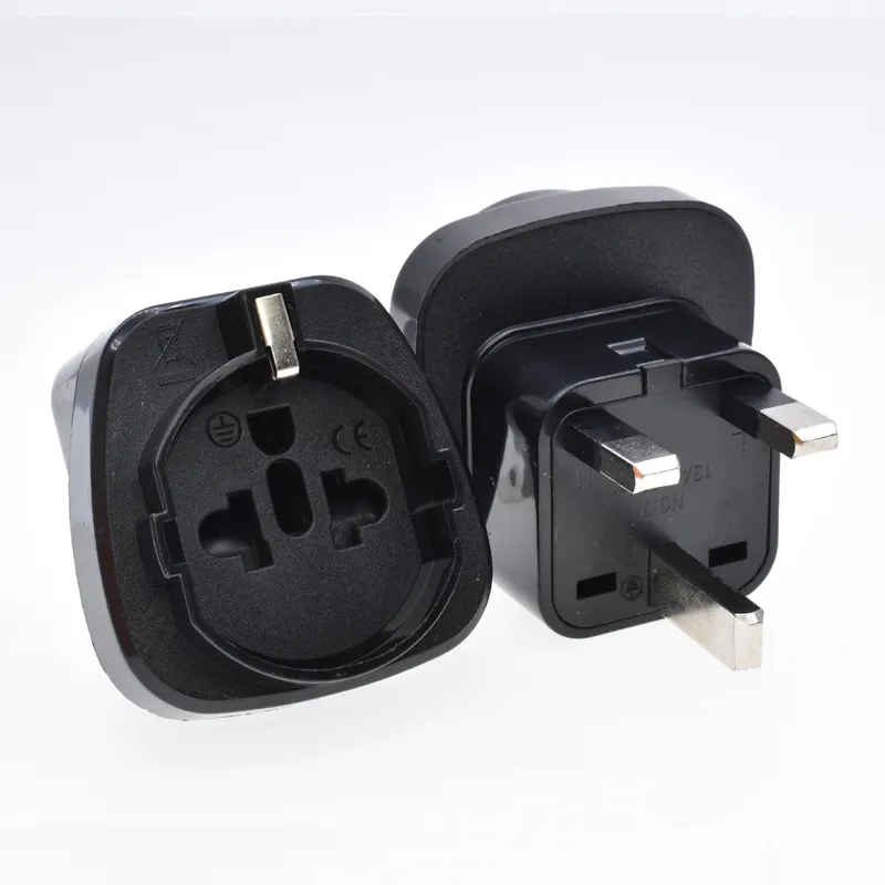 Uk To Eu Plug Adapter EU Euro To BS1363 UK Plug Adapter Schuko US To UK Conversion Adapter 13A250V Type-G Malaysia Singapore Converter