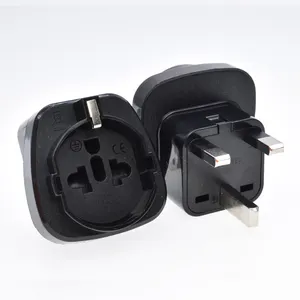 Eu Euro Naar BS1363 Uk Plug Adapter Schuko Ons Uk Conversie Adapter 13A250V Type-G Maleisië Singapore Converter