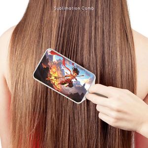 Promotional Gifts Sublimation Blank <b>Heat</b> Transfer Printing Brushes and <b>Combs</b> Plastic Hair <b>Comb</b> - Product Image 5