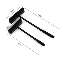 Brosse de nettoyage de pare-brise de voiture Brosse de nettoyage d'essuie-glace de vitre Outil ménager en plastique Raclette de vitre éponge et raclette en caoutchouc