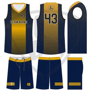 Maillot de basket-ball personnalisé de haute qualité, séchage rapide, anti-UV, antibactérien, design unique, respirant, sublimation 100% basket-ball - Product Image 1