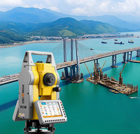 Station totale Android GeoMax ZOOM49 1'' avec écran tactile 5'' et portée sans réflecteur de 800 m pour la topographie de chantier