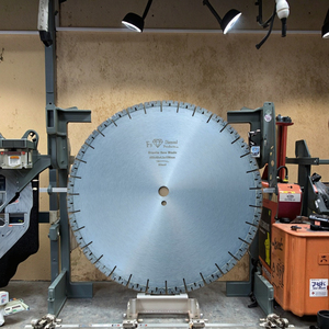 <span class=keywords><strong>Midstar</strong></span> 450 mét cấp công nghiệp cắt thép lưỡi cưa ướt im lặng kim cương Granite phân khúc đĩa tùy chỉnh OEM hỗ trợ - Product Image 3