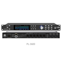 Processeur DSP numérique PL3600/PL4800 avec égaliseur paramétrique 15 segments, égaliseur graphique 31 segments et filtre FIR 512 ordres