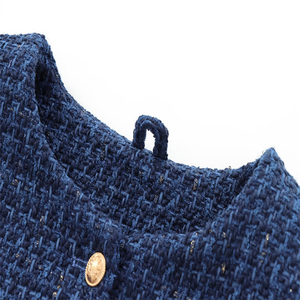 ZATRHMBM <span class=keywords><strong>Manteau</strong></span> <span class=keywords><strong>Court</strong></span> <span class=keywords><strong>Femme</strong></span> Automne 2024 Nouvelle Mode Décontractée Col Rond Velours Bouclé Boutonné Rétro - Product Image 6