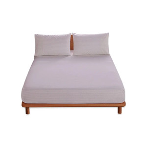 Sábana bajera de puesta a tierra, Sábana de algodón orgánico plateado conductivo, banda elástica, protección EMF, mejora la funda de almohada, sábanas bajeras - Product Image 4