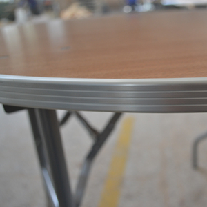 Cerimonia nuziale/evento/festa di bordo <span class=keywords><strong>in</strong></span> alluminio tavolo da pranzo rotondo tavolo pieghevole ristorazione tavolo - Product Image 2