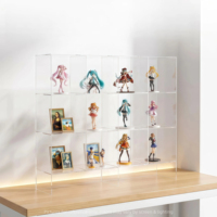 Vitrine en acrylique transparente, armoire de rangement artisanale, armoire en acrylique pour magasin et maison, personnalisation possible