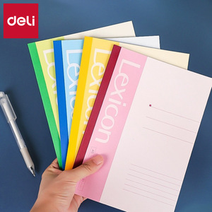Carnet à couverture souple Deli Lexicon A5, 30 pages, reliure cousue, pour étudiants et usage de bureau - Product Image 1
