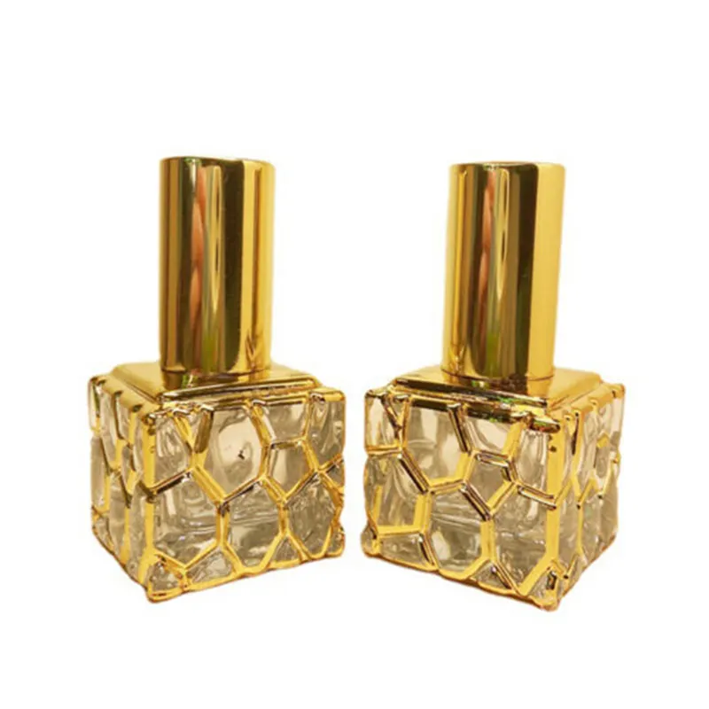 Luxury 30 ml 40ml glass perfume sample bottle crimp design 10ml with box 50ml decorative turkey glass perfume arabic bottle