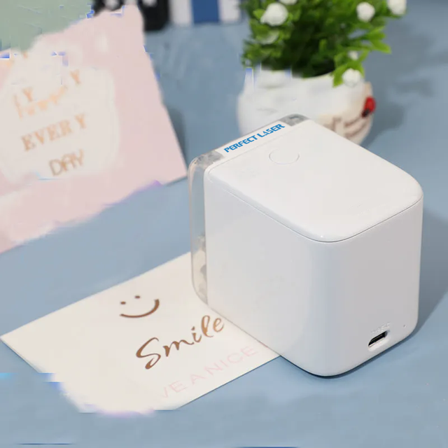 Perfect Laser-Easy to Operate Light-weight Mobile Color Mini Handheld Portable Wifi Online Inkjet Printers for Wood/Plastic Bags