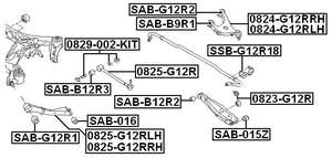 Piezas de Vehículos, Accesorios para Automóviles, Pernos Baratos M14 OEM 901700154, Perno de Ajuste de Camber, Dacromet, Fijaciones para Automóviles Subaru <span class=keywords><strong>BRZ</strong></span> - Product Image 3