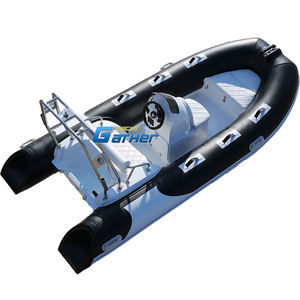 CE Rib 390C pequeño casco rígido PVC fibra <span class=keywords><strong>de</strong></span> vidrio Hypalon costilla inflable Motor barco para pesca al aire libre en <span class=keywords><strong>alquiler</strong></span> - Product Image 4