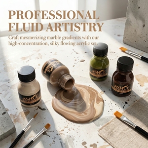Set Professionale di Colori Acrilici Fluidi, Pittura Ricca di Colori per Fluid Art, Rivestimenti in Resina e Pittura Creativa - Personalizzabile - Product Image 2