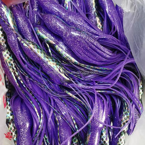 Grandi giochi Offshore da 5 ''a 16'' ''Trolling gonne sostitutive di polpo di calamaro attirano gonne di calamari traina di tonno Marlin di acqua salata - Product Image 5