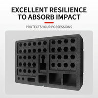 Insert en mousse EVA conductrice personnalisable, antistatique/ESD, résistant aux chocs, recyclable, écologique, matériau de rembourrage léger