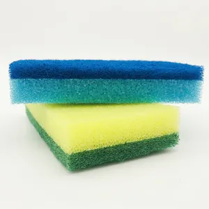 Durable Scrub Dense Material Sponges Scouring Pads Kitchen Scourer Scrubbers