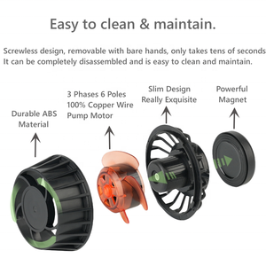 שליטה חכמה יצרנית גלים אקווריום דגי טנק משאבת יצירת גלים מגנטי חזק אקווריום - Product Image 3