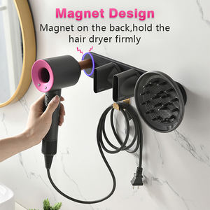 Soporte para <span class=keywords><strong>secador</strong></span> <span class=keywords><strong>de</strong></span> <span class=keywords><strong>pelo</strong></span> montado en la pared, nueva actualización <span class=keywords><strong>de</strong></span> aleación <span class=keywords><strong>de</strong></span> aluminio, soporte para <span class=keywords><strong>secador</strong></span> para <span class=keywords><strong>Dyson</strong></span>, baño, hogar - Product Image 3