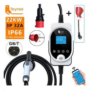 Nouvelle station de recharge portable pour VE 32A, Type 2 IEC 62196-2, chargeur rapide AC Niveau 2 22KW, garantie 24 mois, câble de 5 mètres - Product Image 4