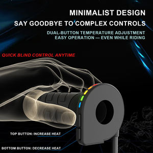 Musim dingin dingin skuter perlindungan <span class=keywords><strong>Throttle</strong></span> menangani pemanas 22mm Atv pegangan pemanas 12v - Product Image 3