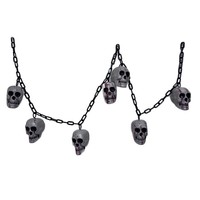 Nouvelle Décoration Suspendue en Chaîne Plastique pour Halloween, Ornement de Fond pour Maison Hantée, Salle d'Évasion, Accessoire d'Horreur (Sans Impression)