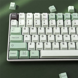 Gmk ปุ่มกดแบตตา129ลายดอกซากุระโปรไฟล์ปุ่มการระเหิดย้อมสีสำหรับคีย์บอร์ดแบบ61/64/68 MX สวิตช์แบบกลไก - Product Image 4