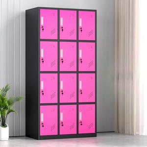 Casier de vestiaire métallique à 12 portes pour personnel, dortoirs, bureaux et vestiaires - Product Image 3