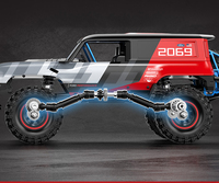 Coche RC Eléctrico sin Escobillas MJX H18P a Escala 1:18 Hyper GO Ford Bronco, Todoterreno de Metal 4WD, Experto en Escalada, Juguete para Interiores y Exteriores