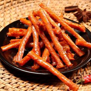 Famosos bocadillos chinos Halal Latiao, tiras de carne vegetariana con gluten picante fritas y empaquetadas en una bolsa - Product Image 4