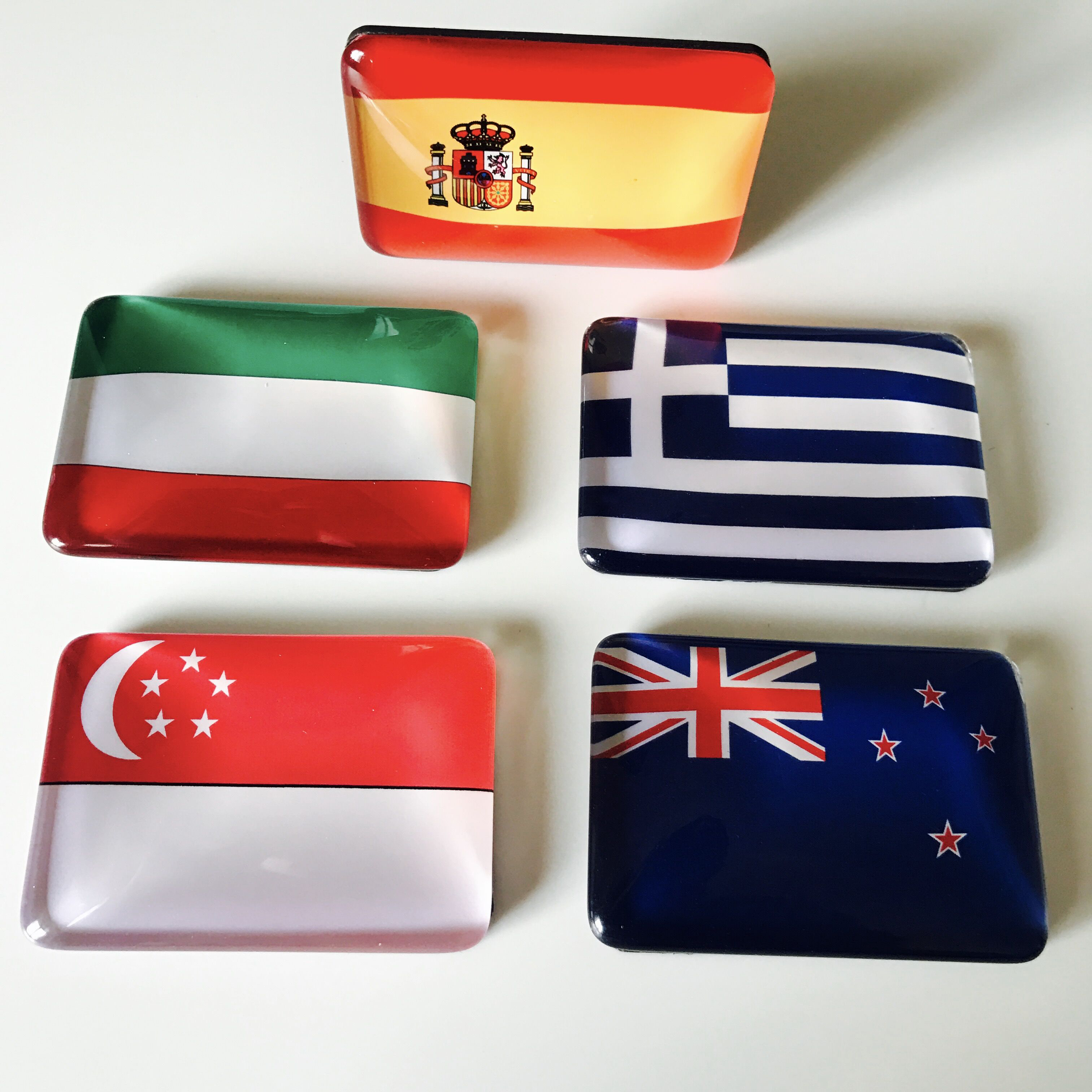 Magnete rettangolare in vetro personalizzato