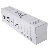 Boîtes en papier ondulé personnalisées Laminage brillant Qualité Support de voiture Emballage Électronique intelligent Caméra Trépied Feuille